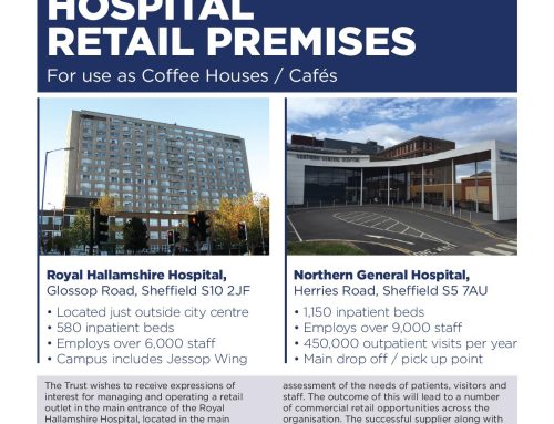 TO LET – Hospital Coffee House/Café Opportunities – Royal Hallamshire Hospital & Northern General Hospital, Sheffield