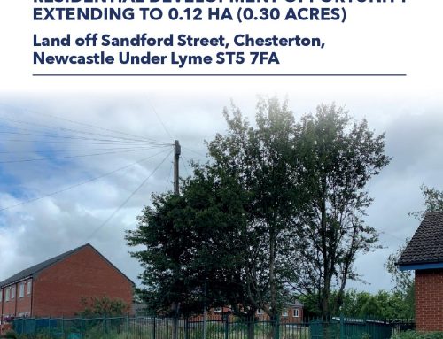 FOR SALE – Land off Sandford Street, Chesterton, Newcastle Under Lyme, ST5 7FA
